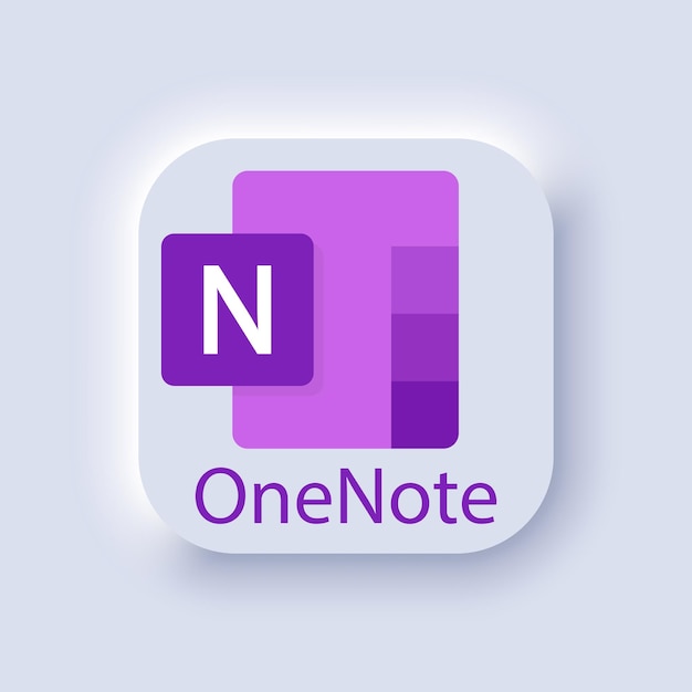 Le logo Microsoft OneNote est un programme pour créer des notes rapides et organiser les informations personnelles Microsoft Office 365 logo Microsoft Corporation Software Editorial