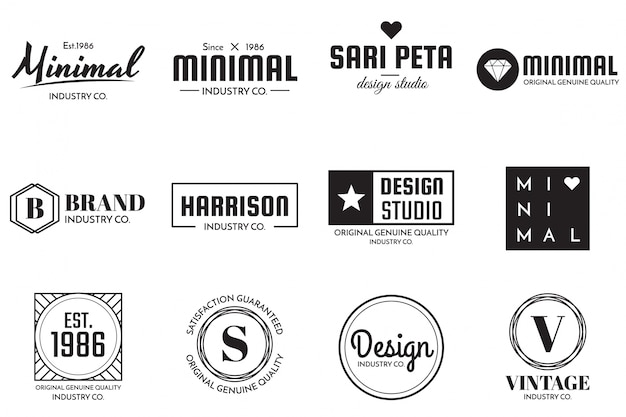 Logo minimal pour bannière, affiche, flyer