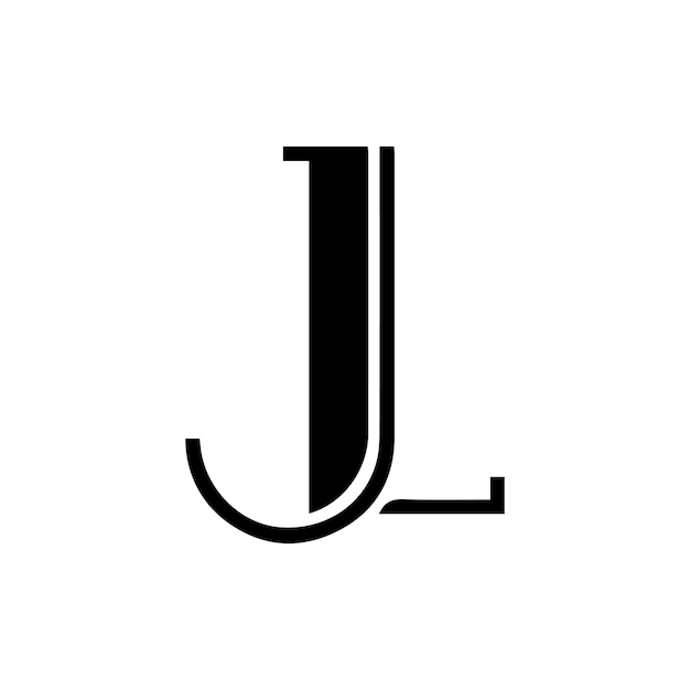 Logo minimaliste JL