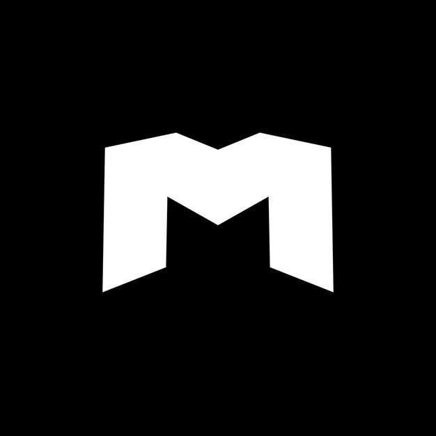 Logo Minimaliste Lettre M