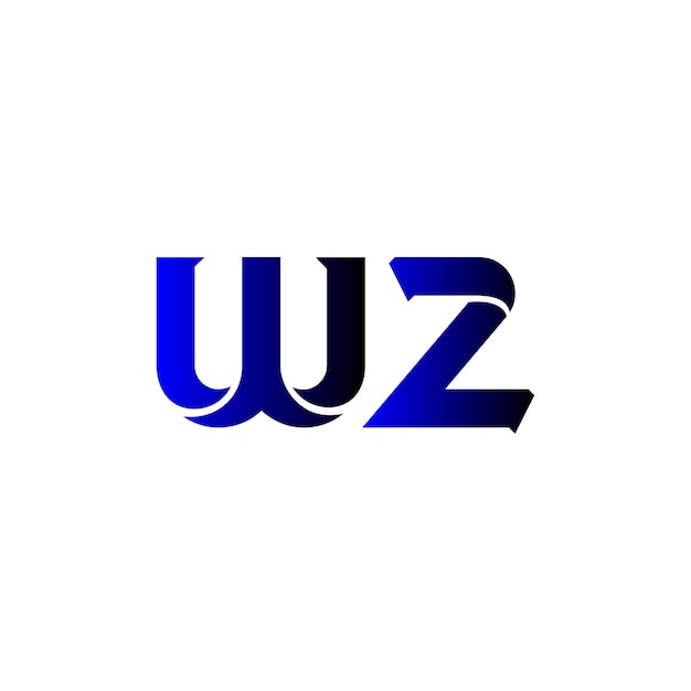 Vecteur le logo minimaliste wz