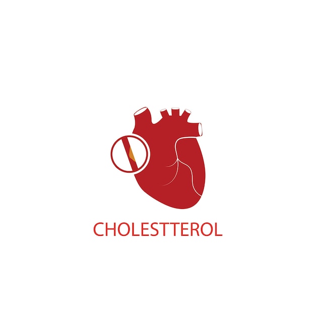 Logo Et Modèle Vectoriel De Cholestérol