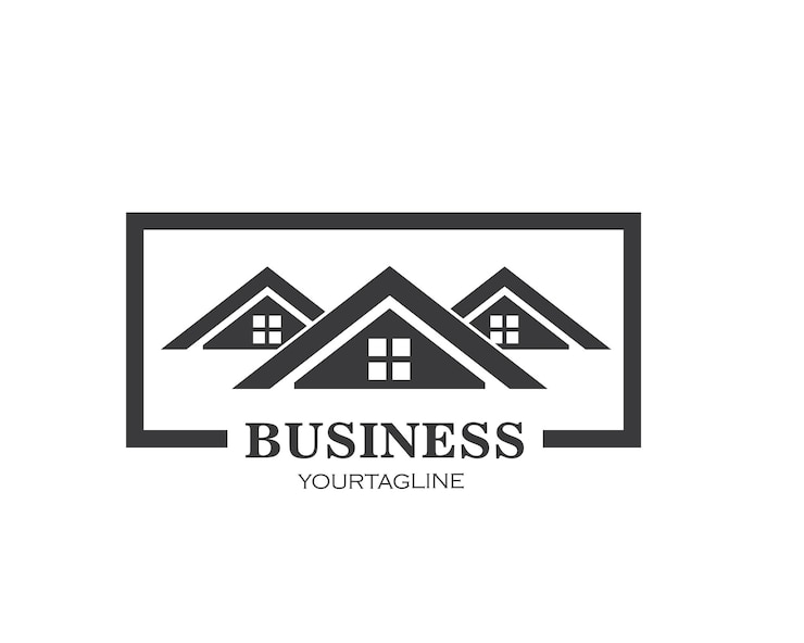 Vecteur logo de modèle vectoriel d'icône de bâtiment immobilier