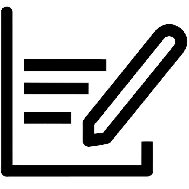 Vecteur un logo moderne, esthétique et élégant sous forme de crayon pour le pictogramme du secteur de l'éducation