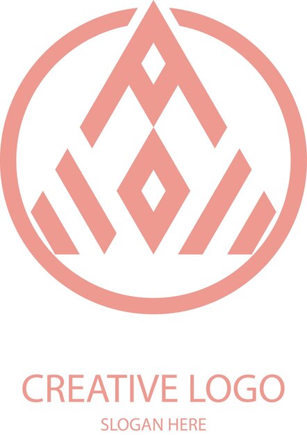 Logo Monogramme Abstrait