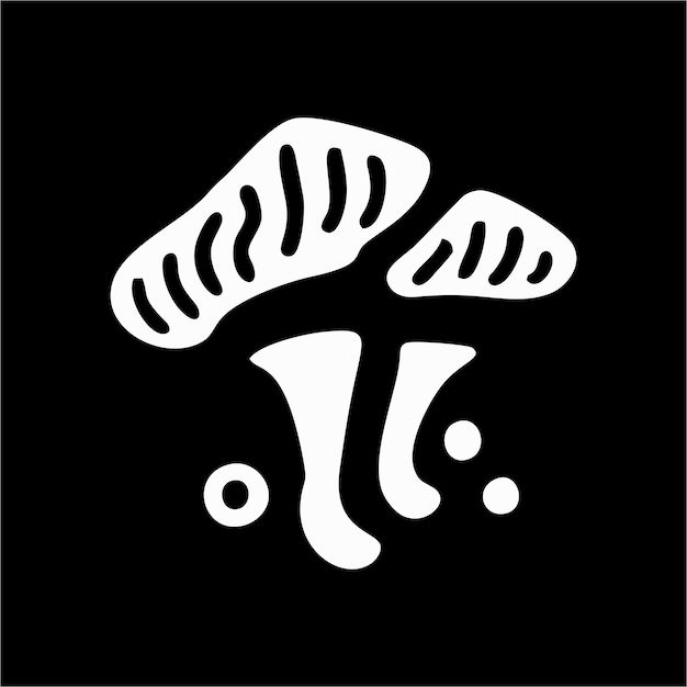 Logo Monogramme De Champignons 3