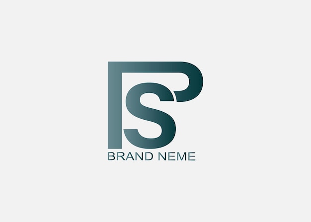 logo monogramme design moderne et simple