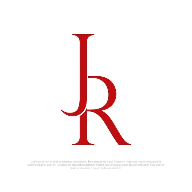 Logo monogramme JR