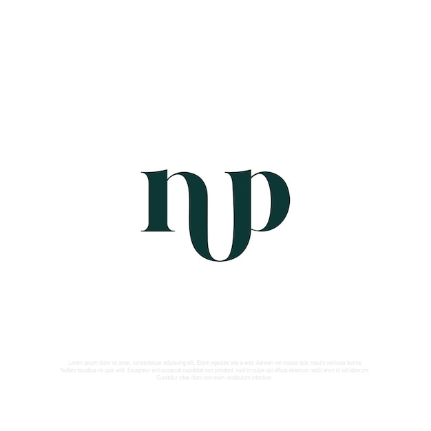 Logo Monogramme Np