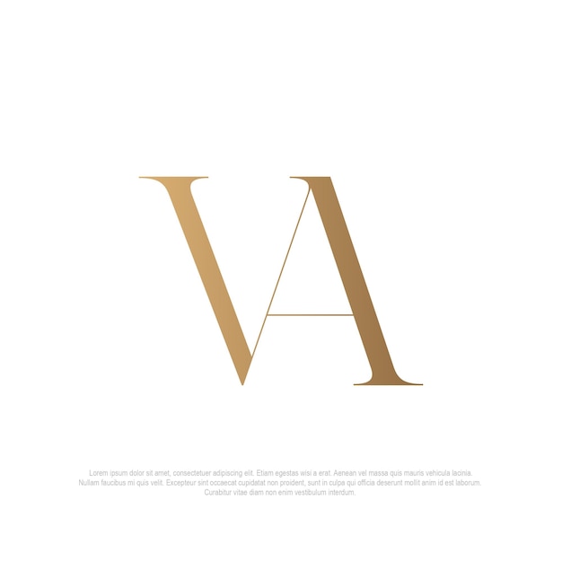 Logo monogramme VA