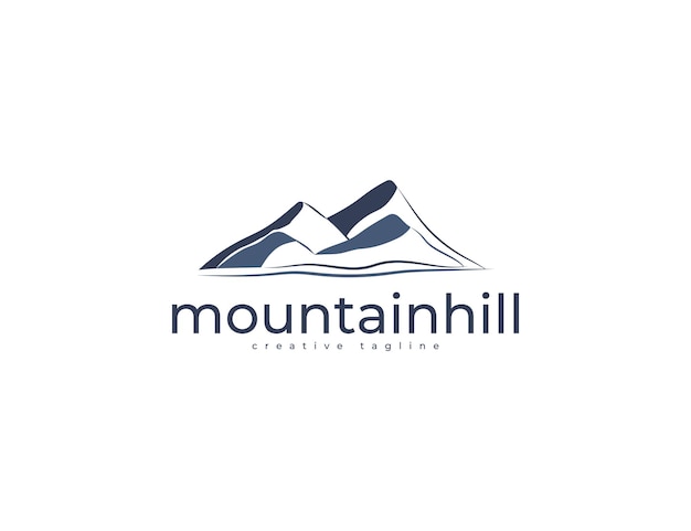 Logo De Montagne Et De Colline De Paysage Pour L'aventure