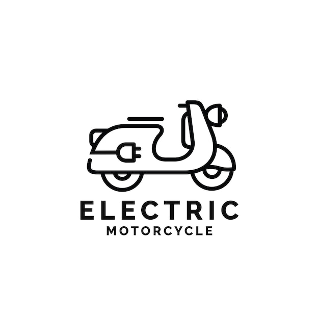 Logo moto électrique