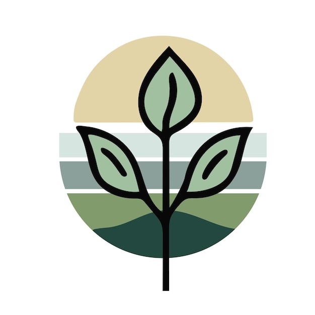 Vecteur logo nature