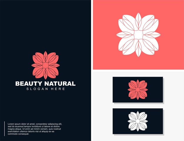 Logo Naturel De Beauté De Luxe