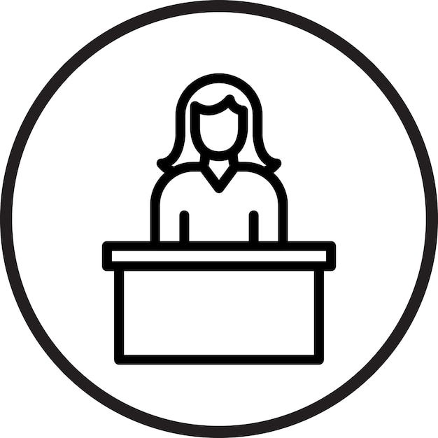 un logo noir et blanc avec une femme dans une croix