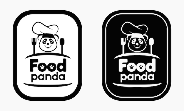 Logo De Nourriture Panda