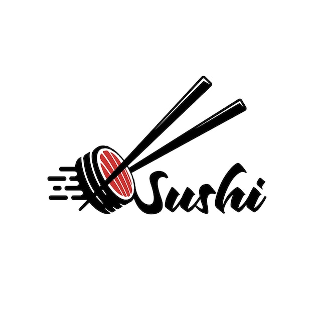 Logo De Nourriture De Sushi