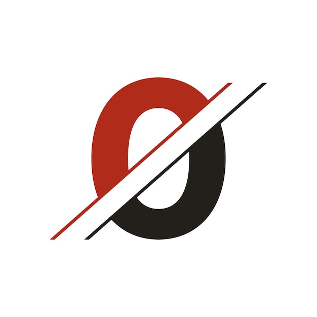 Logo Numéro 0 Ou Icône Design Illustration Vectorielle