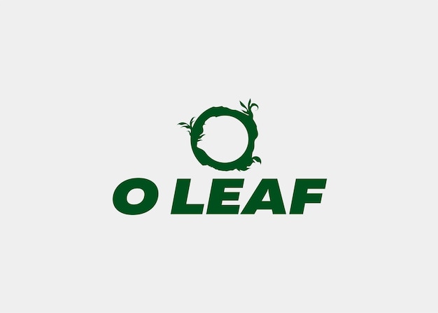 LOGO O LEAF NOM DE L'ENTREPRISE