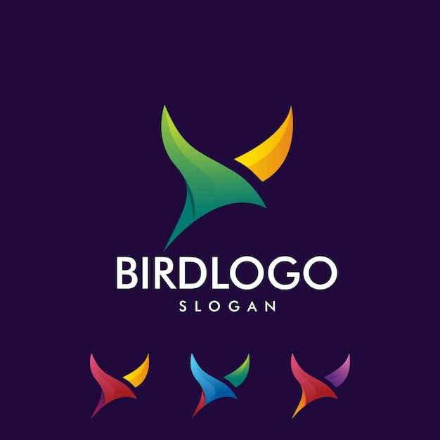 Logo Oiseau Coloré