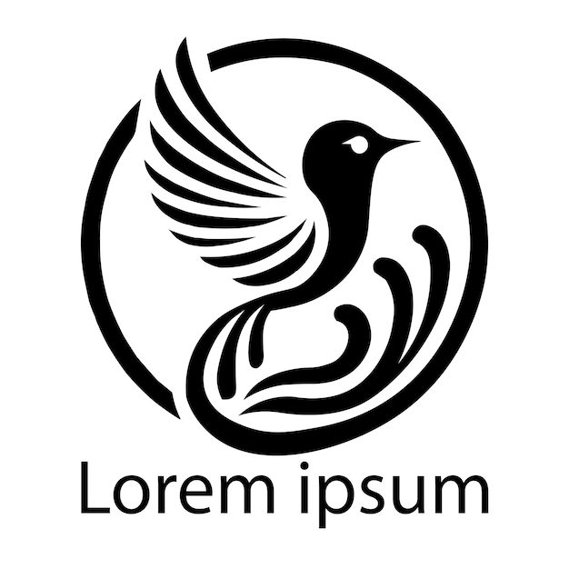 un logo d'oiseau dessinant pour votre marque