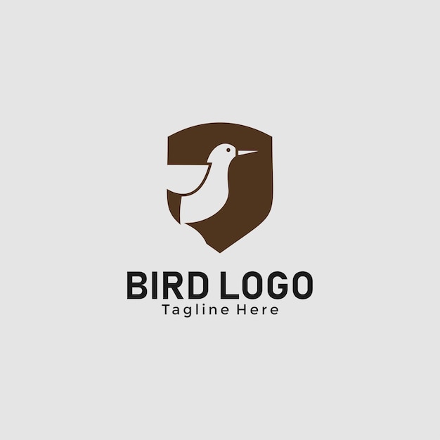 Logo Oiseau Simple Et Attrayant