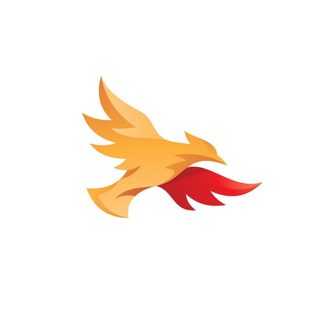 Logo d'oiseau volant