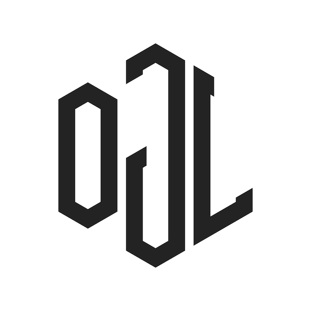 Le logo de l'OJL est constitué d'une lettre initiale, d'un monogramme et d'une forme hexagonale.
