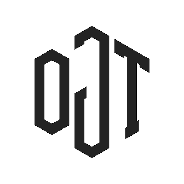 Le logo de l'OJT est constitué d'une lettre initiale, d'un monogramme et d'une forme hexagonale.