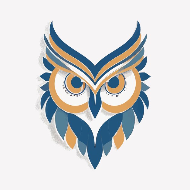 Logo De Owl Sur Un Fond Blanc