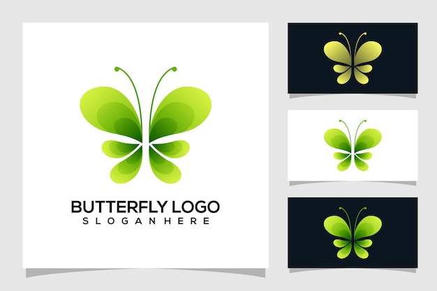 Logo Papillon Abstrait