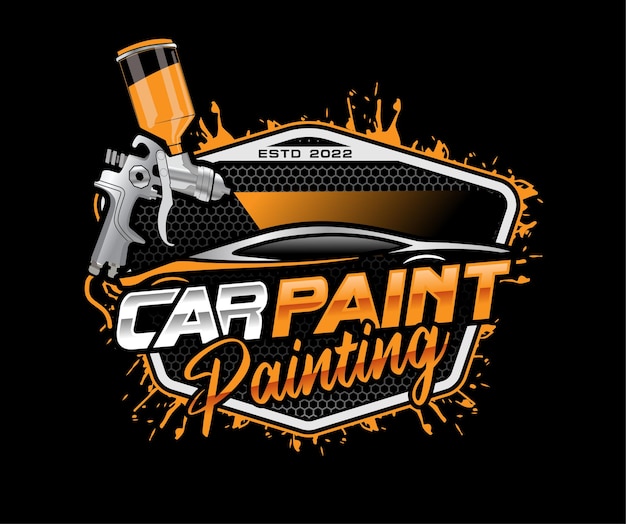 Logo de peinture de voiture automobile