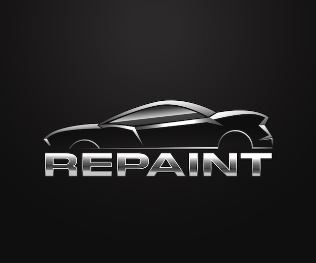 Vecteur logo de peinture de voiture de sport