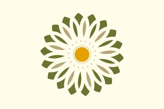 LOGO peut être fait de motifs floraux colorés