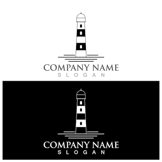 Logo Phare Et Modèle Vectoriel