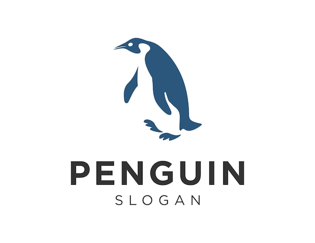 Logo pingouin avec le titre logo pingouin