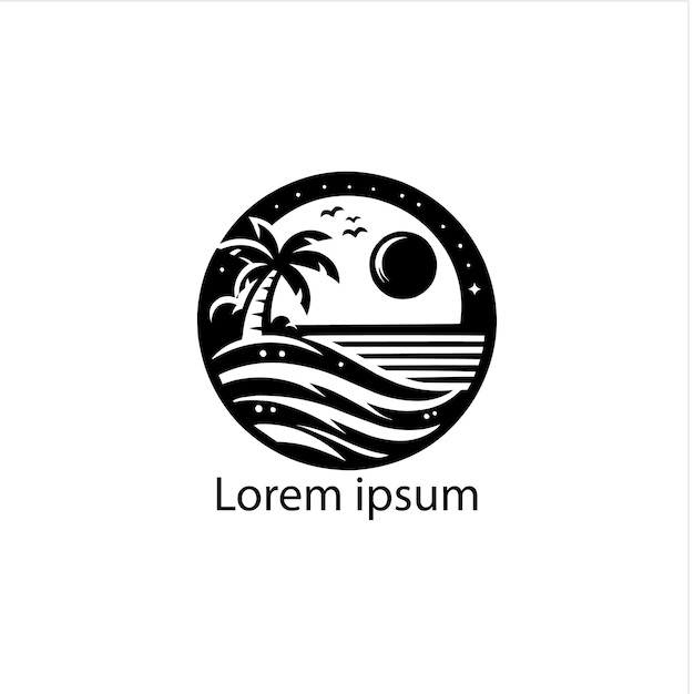 Un Logo De Plage