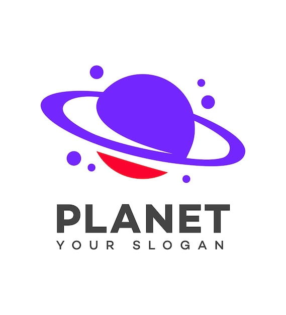 Vecteur le logo de la planète, l'icône de la marque, le signe d'identité, le symbole