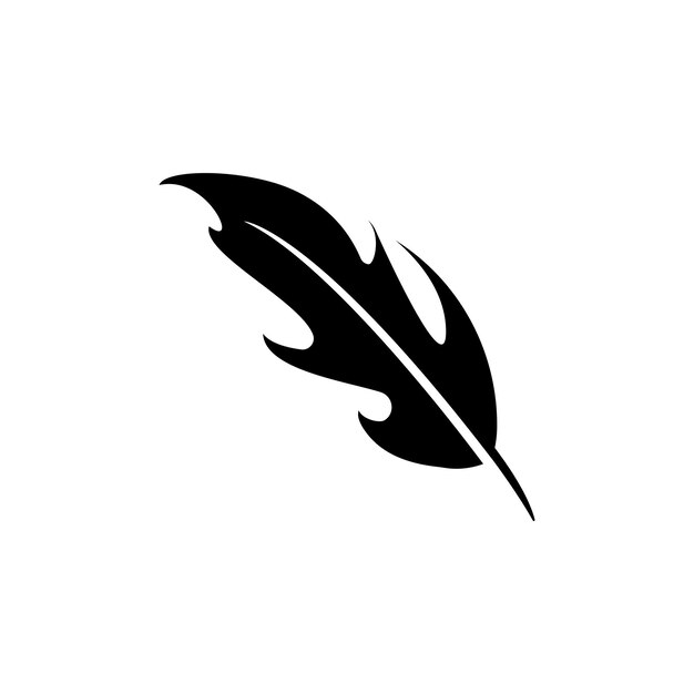 Vecteur logo plume