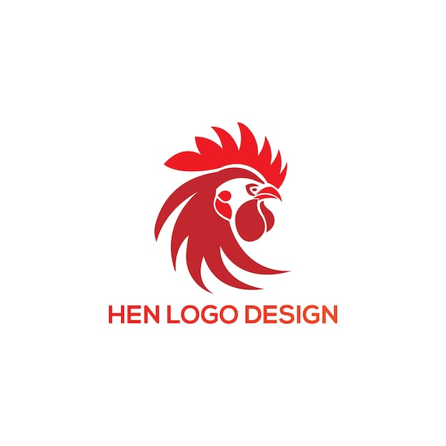 Le logo de la poule, le logo de la tête, le vecteur de la royauté, un dessin de coq sur le dos.
