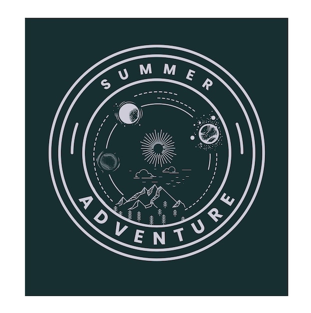 Un Logo Pour Une Aventure Estivale.