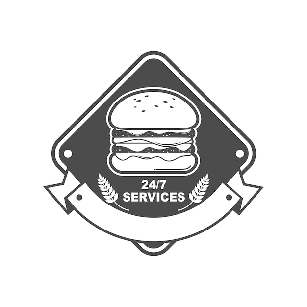 Logo Pour Burger Shop