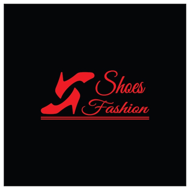 Vecteur logo pour les chaussures à talons hauts pour femmes élégant luxueux pour les affaires boutique de chaussures pour femmes beauté de mode