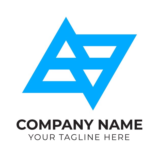 Un logo pour une entreprise appelé un triangle