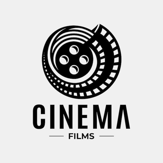 Vecteur un logo pour des films de cinéma appelés films de cinéma.