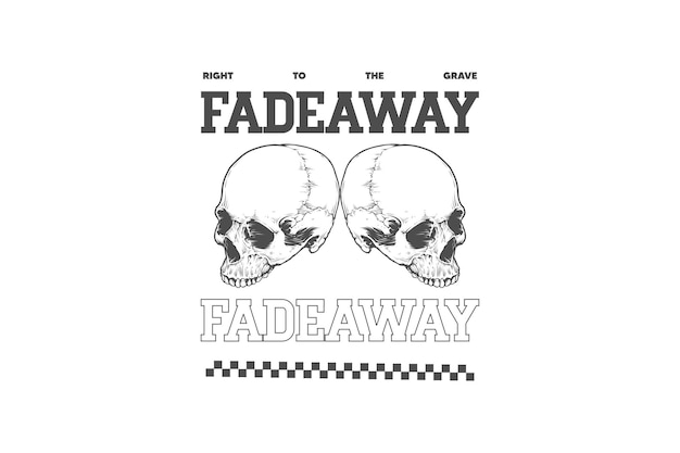 Un Logo Pour Un Groupe Appelé The Fadeaway.