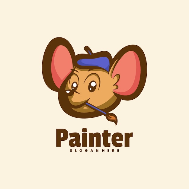 Vecteur un logo pour un logo de peintre