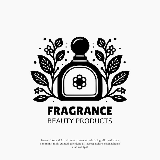 Vecteur logo pour le parfum parfait pour les produits de beauté les marques de parfums