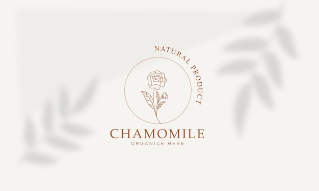 un logo pour les produits de beauté naturels