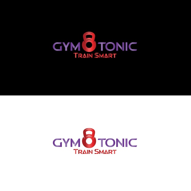 Vecteur logo pour une salle de sport 8 tonic train smart